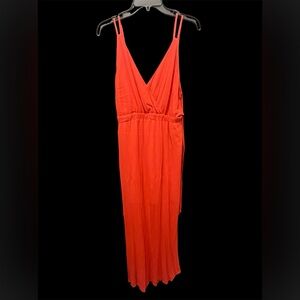 Forever 21 Burnt Orange Textured Maxi Dress